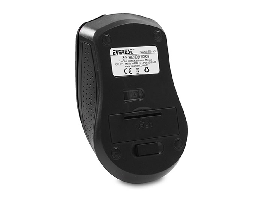 Everest SM-537 Usb Siyah 2.4Ghz Kablosuz Mouse - 8680096038914