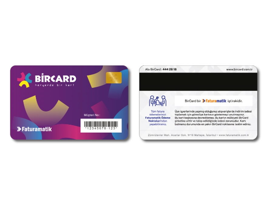 Faturamatik Müşteri Kartı - Bircard - STPFTMKART