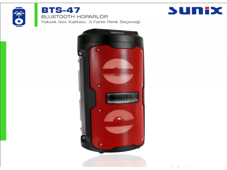 Sunix BTS-47 Bluetooth Hoparlör - Satpa