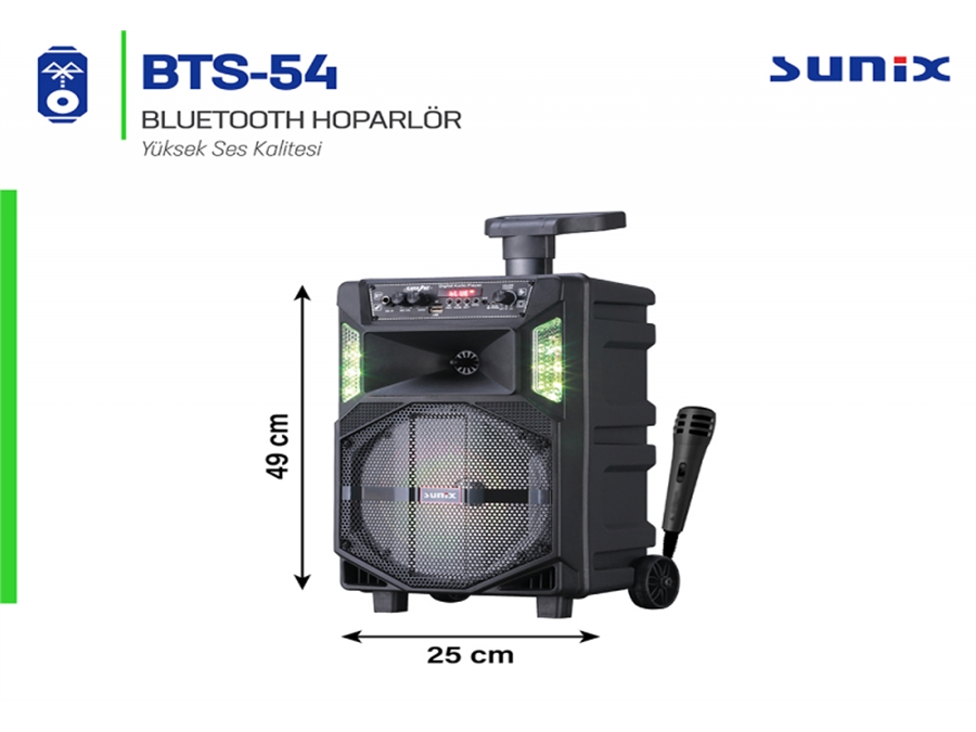Sunix BTS 54 Bluetooth Hoparl r Satpa Sunix bts 54 bluetooth hoparl r satpa