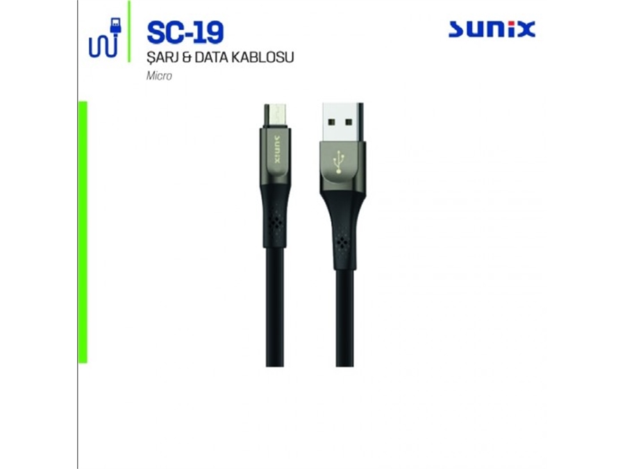 Sunix Sc-19 2.4A Micro USB kablo - Satpa