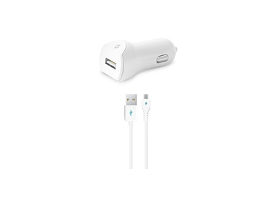 ttec SpeedCharger Araç Şarj Aleti Micro Usb 2.1A Beyaz - 8694470568430