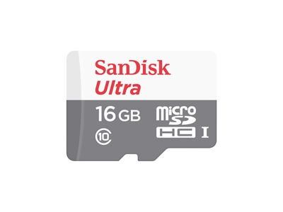 SanDisk Ultra® 16GB 80MB/s microSDHC™/microSDXC™ UHS-I Hafıza Kartı SDSQUNS-016G-GN3MN - 619659161613