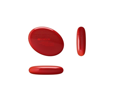 Vorson Pebble 1000mAh iPhone Lightning Powerbank Kırmızı Taşınabilir Şarj Cihazı - 8697568011245