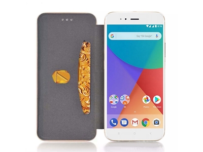 X-Style Samsung Galaxy A3 2017 Kapaklı Kılıf / Rose Gold - 9813764289564