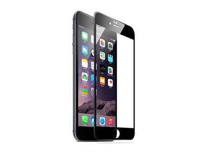 X-Style Apple iPhone 6/6S Plus 4D Siyah Ekran Koruyucu - 9789342516233