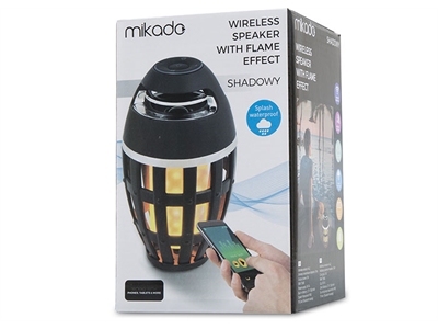 Mikado MD-23BT Shadowy Siyah TF Kart Destekli Bluetooth Alev Işıklı Speaker - 8680096068218