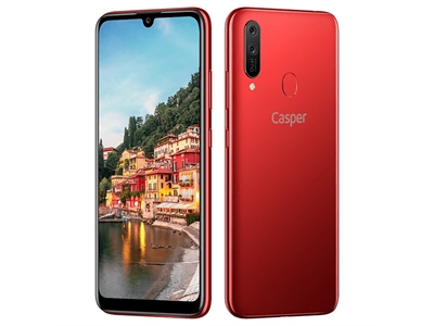 Casper Via E4 Duos / 32 GB / Kırmızı