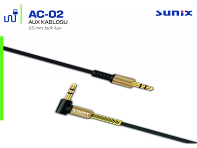 Sunix AC-02 Aux Kablo - 8699261108369