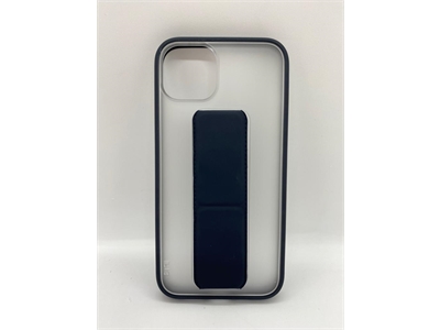 Vision Apple iPhone 13 Manyetik Standlı Buzlu Cam Lacivert Silikon Kılıf - 9783598224882