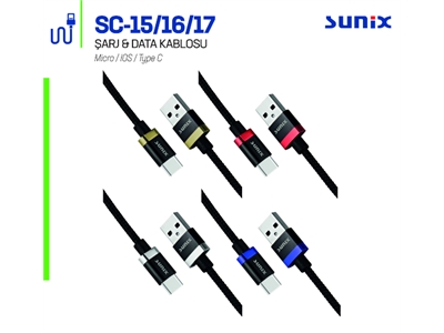 Sunix Sc-15 2A Platinum Seri Micro USB kablo