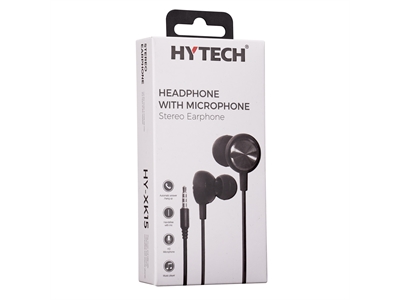 Hytech HY-XK15 Mobil Telefon Uyumlu Kulak içi Siyah Mikrofonlu Kulaklık - 8680096072543