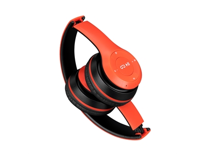 Hytech HY-XBK70 Kırmızı/Siyah TF Kart Özellikli Bluetooth Kulaklık - 8680096082245