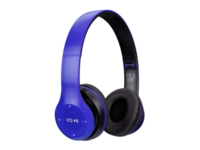 Hytech HY-XBK70 Siyah/Mavi TF Kart Özellikli Bluetooth Kulaklık - 8680096082276