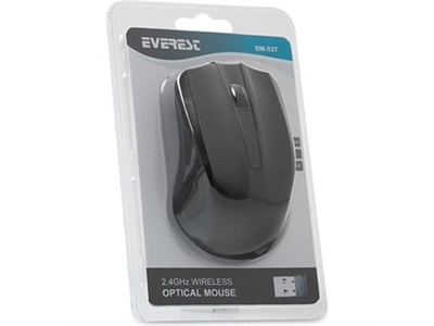 Everest SM-537 Usb Siyah 2.4Ghz Kablosuz Mouse - 8680096038914