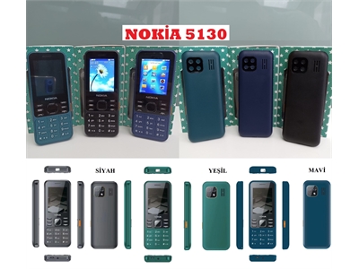 Nokia 5130C Kameralı Tuşlu Telefon Siyah