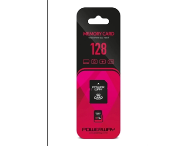 Powerway  128 GB MicroSDHC Hafıza Kartı ve Kart Okuyucu