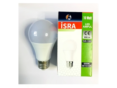 İsra 10w Led Ampul Beyaz Renk - 8634200025062
