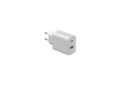 Favro 20W USB-A + USB-C Şarj Başlık - 8684775000032
