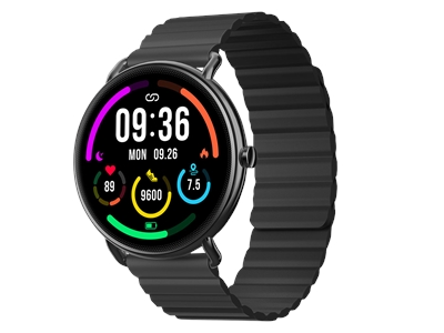 Soultech EON Plus SW005S Akıllı Saat 1.43” AMOLED Ekran IP68 Siyah+Gri Kordon Hediyeli