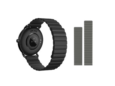 Soultech EON Plus SW005S Akıllı Saat 1.43” AMOLED Ekran IP68 Siyah+Gri Kordon Hediyeli - 8681000020339