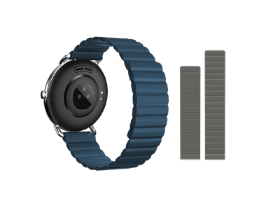 Soultech EON Plus SW005L Akıllı Saat 1.43” AMOLED Ekran IP68 Lacivert+Gri Kordon Hediyeli - 8681000020346