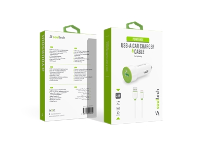Soultech SC325B-I 10W Comfort Araç Şarjı & Lightning