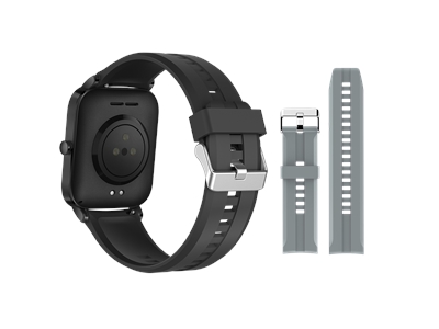 Soultech EON SW004S Akıllı Saat 1.83” TFT Ekran IP68 Siyah+Gri Kordon Hediyeli - 8681000020315