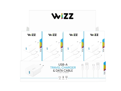Wizz WS201X 20'li Standlı Paket (WS201I - WS201C) - Paket İçeriği : 10 adet iPhone + 10 Adet Type-C - 8681000020148