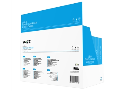 Wizz WS201X 20'li Standlı Paket (WS201I - WS201C) - Paket İçeriği : 10 adet iPhone + 10 Adet Type-C - 8681000020148
